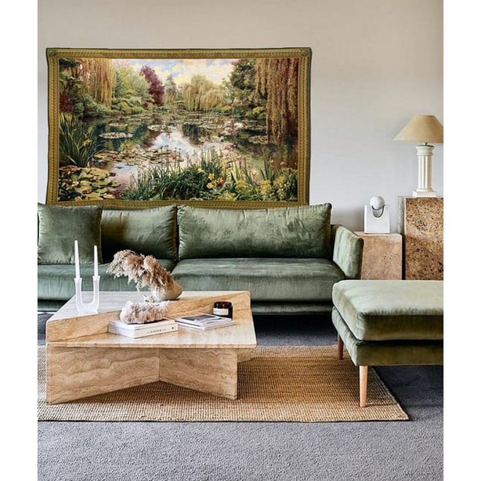 Гобелен в интерьере квартиры