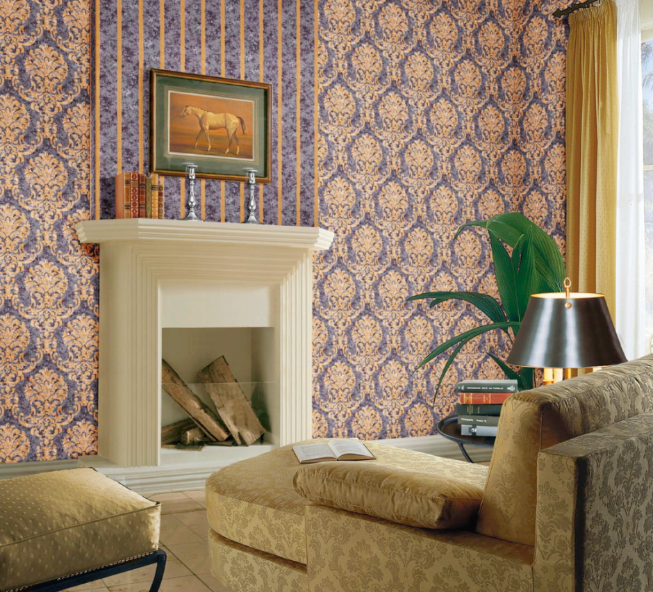 Отделка стен гобеленом