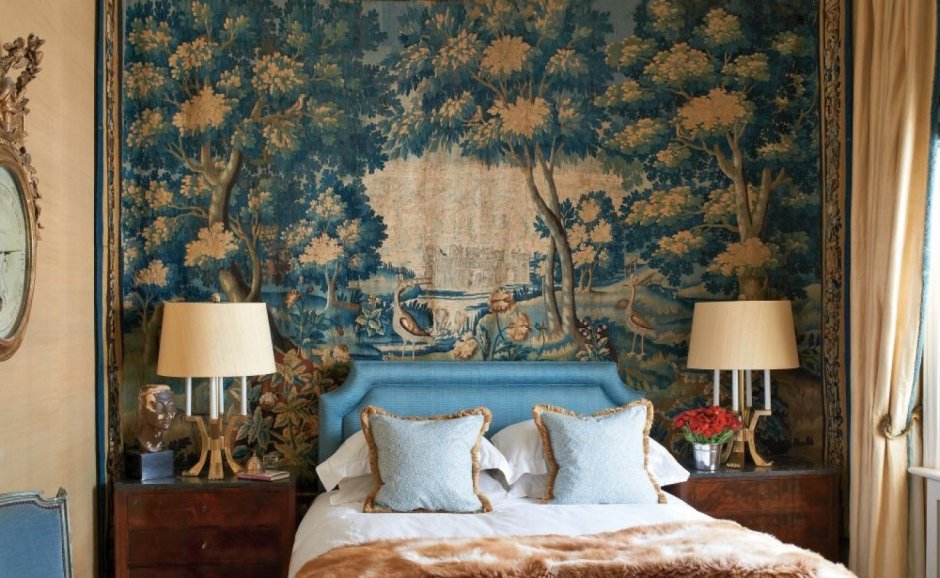 Гобелен в интерьере