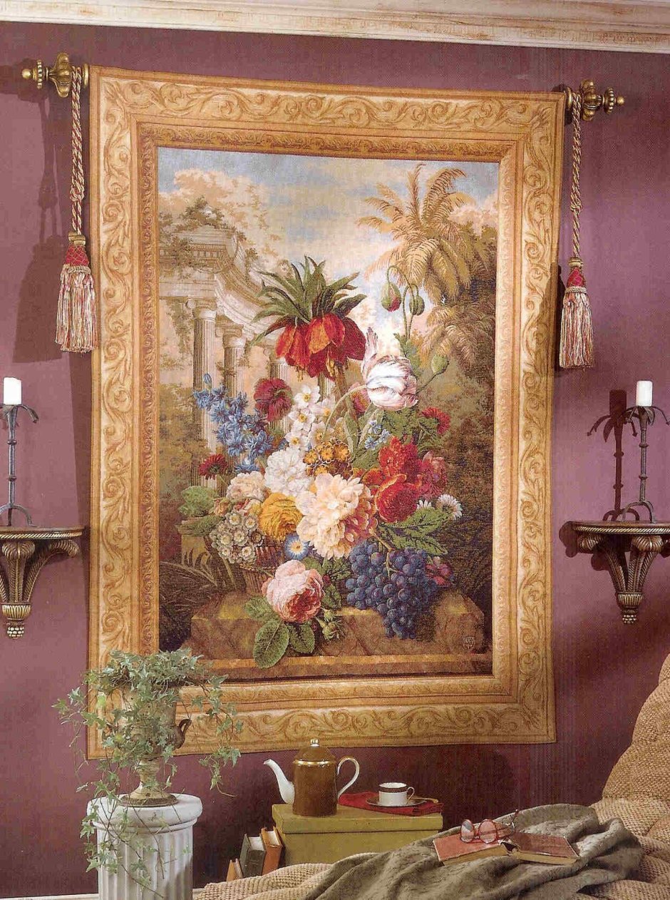 Гобелен в интерьере