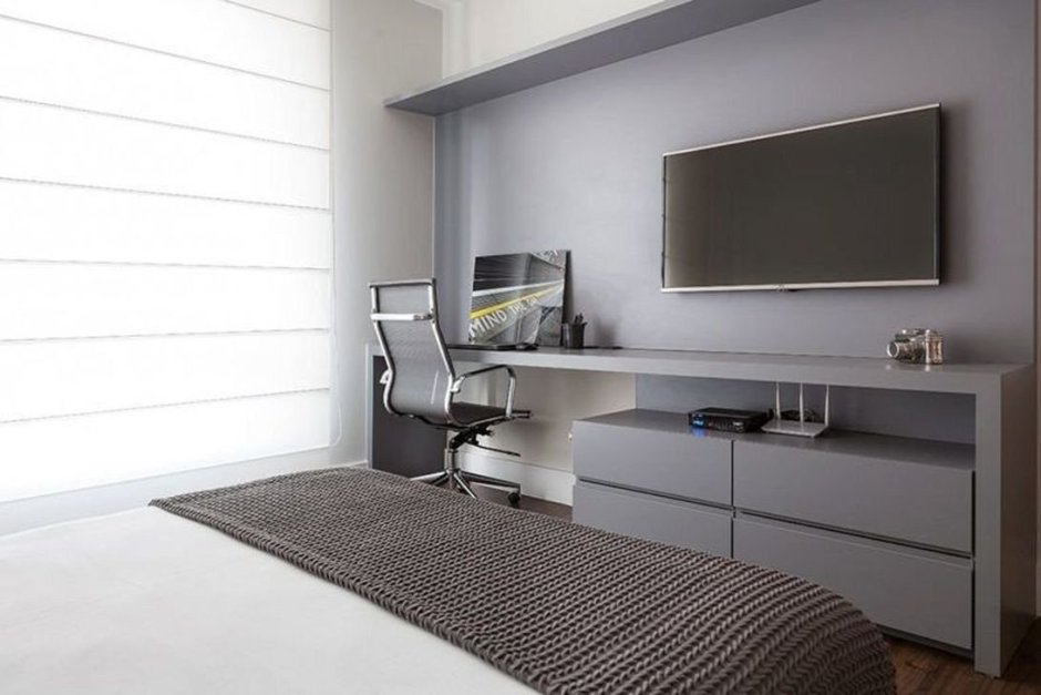 Тумба под ТВ С компьютерным столом