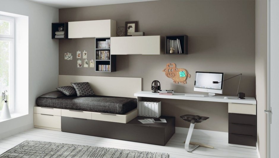 Современная мебель для спальни подростка