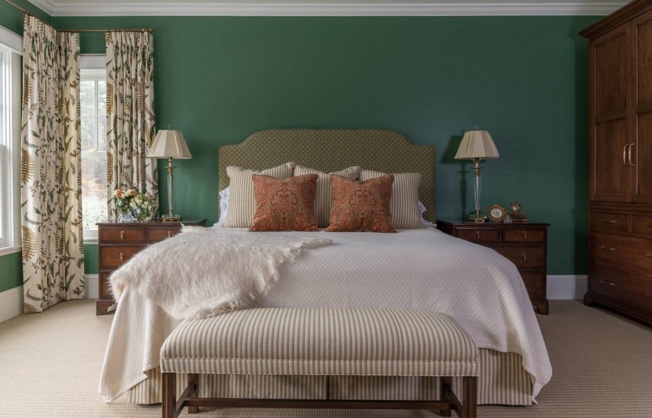 Цвет стен в спальне