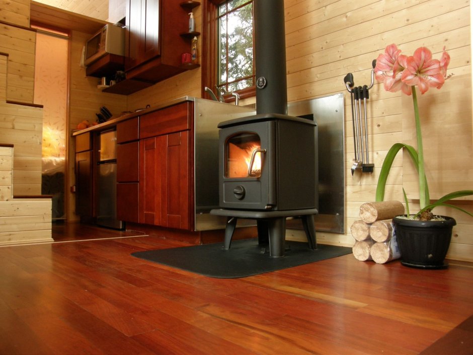 Tiny House с буржуйкой