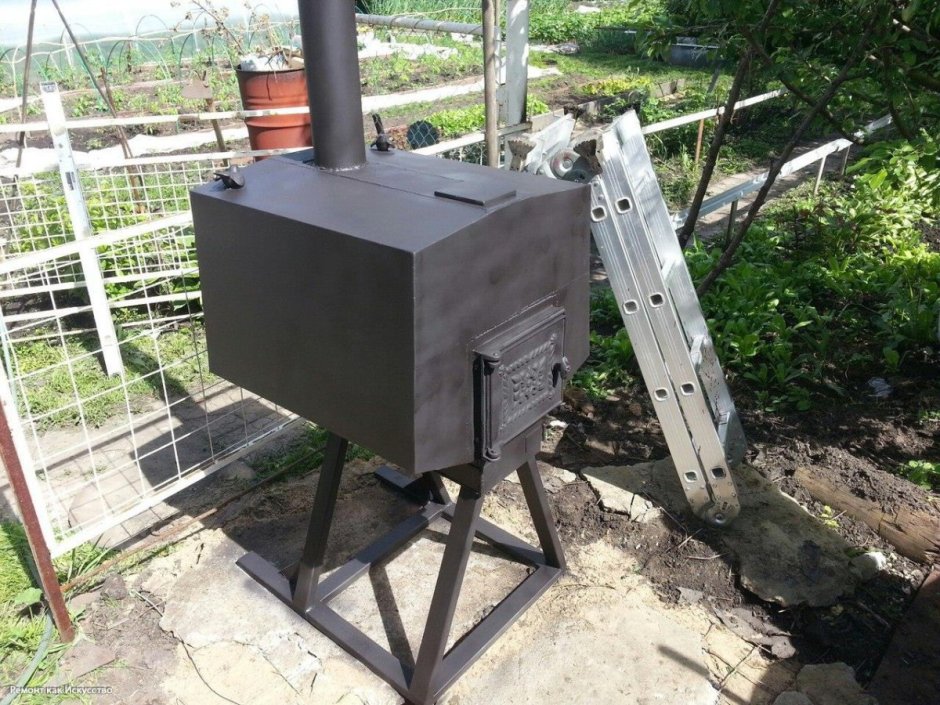 Буржуйка для бассейна