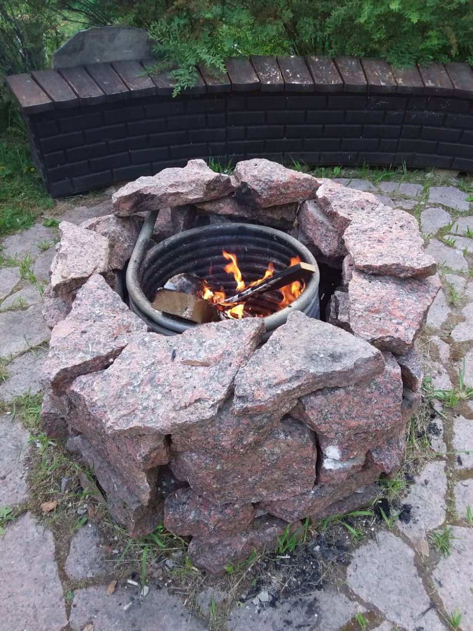 Печь для бассейна на дровах