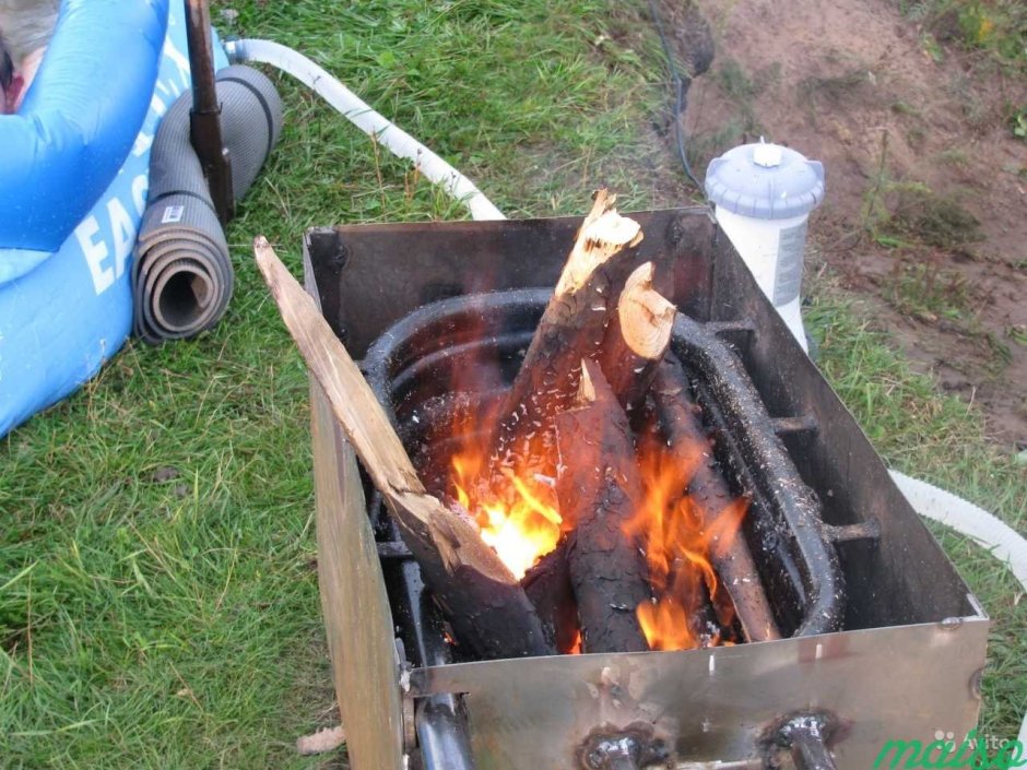 Дровяной водонагреватель Алмар