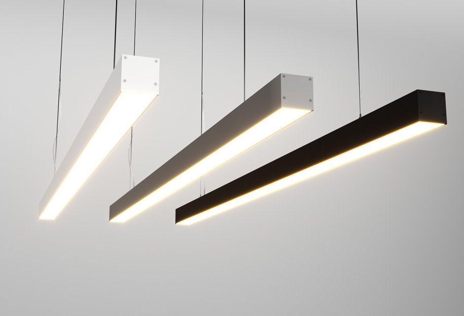 Светильник профильный подвесной линейный Siled la linea 35 27вт, 1000мм, 4000к