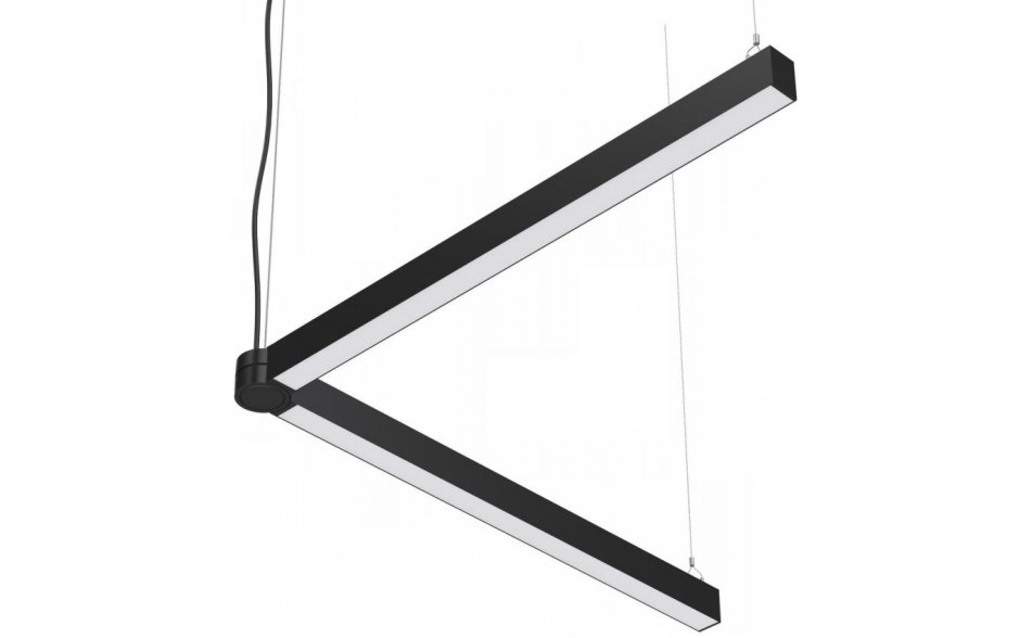 Светильник светодиодный подвесной Faldi Liner Slim-xs10 led 10w/4000k чёрный (512x40x80)