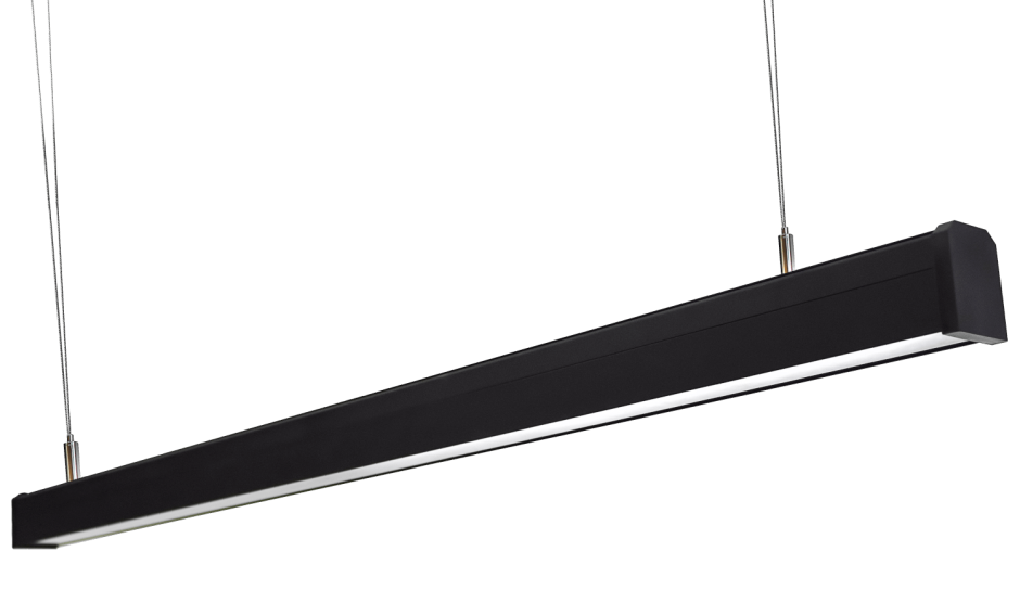 Линейный подвесной светильник 1200 мм 23 w светодиодный на тросах