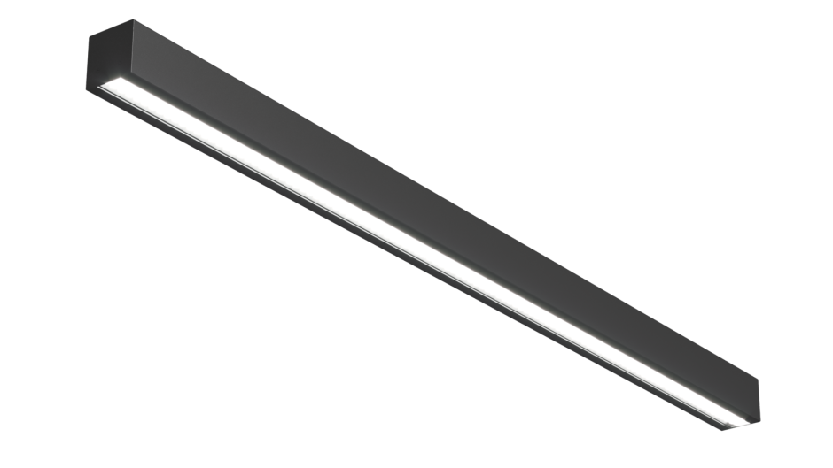 Светильник подвесной линейный черный 35вт 1000х70х60