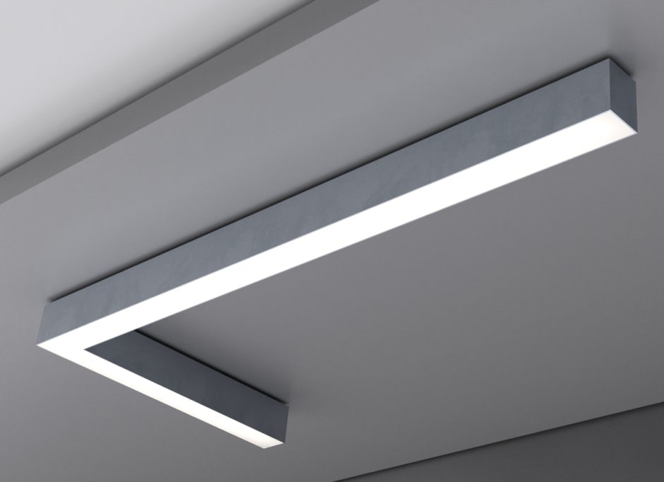 Светодиодный врезной линейный светильник Geniled gl-Linear 120вт 3000мм