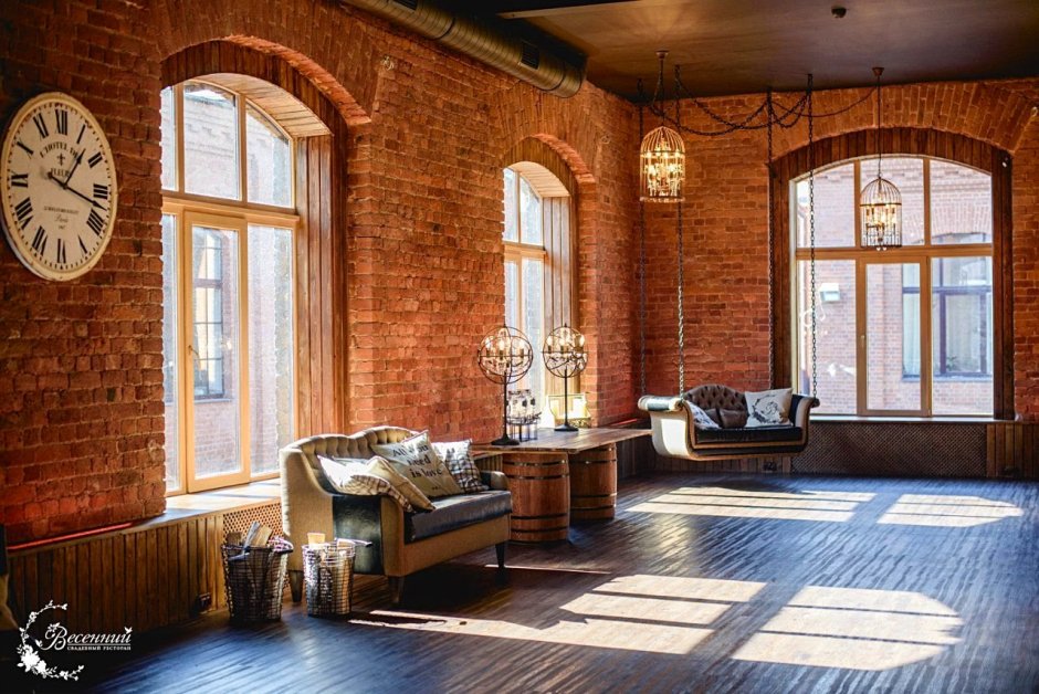 Ресторан лофт весенний Обводный канал