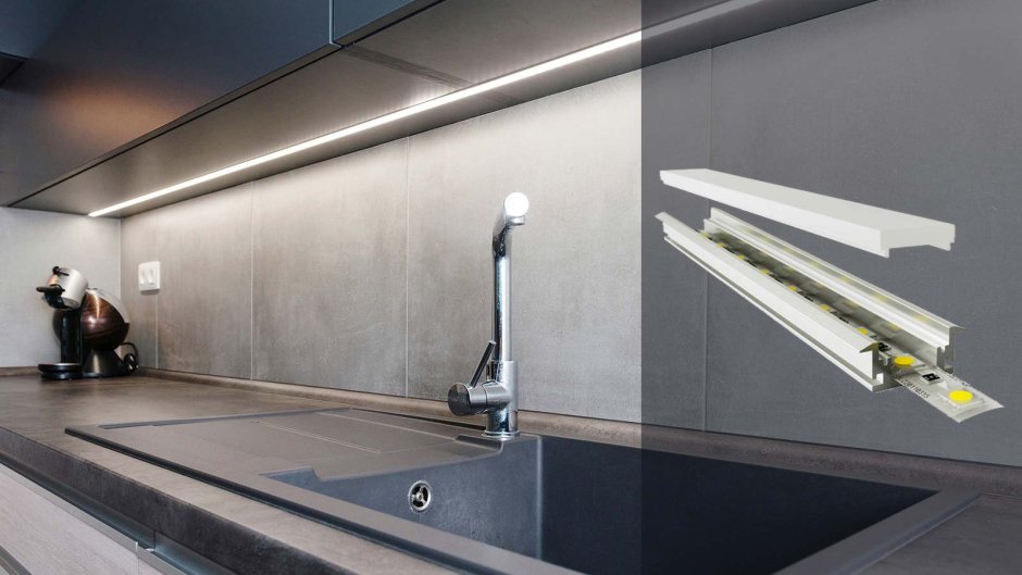 Светильник линейный встроенный т60