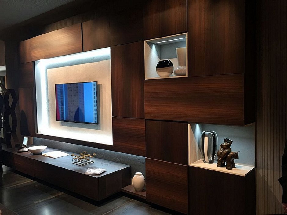 Встроенная подсветка в мебели