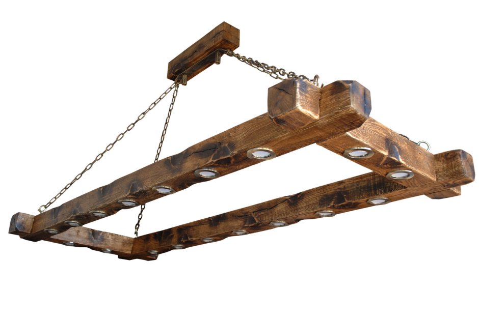 Люстра балка в стиле лофт 100на100