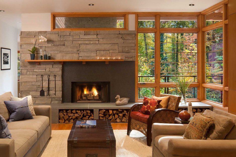 Камин экостиль