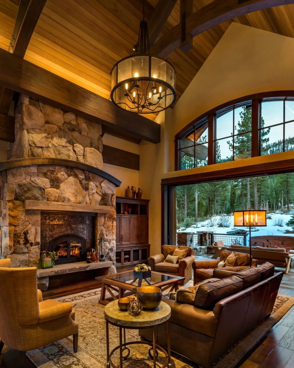 Домик с камином