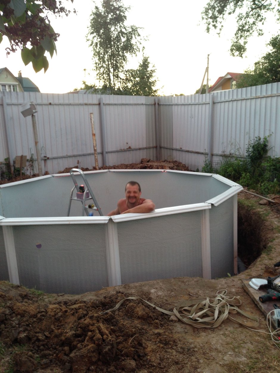 Каркасы бассейнов в землю