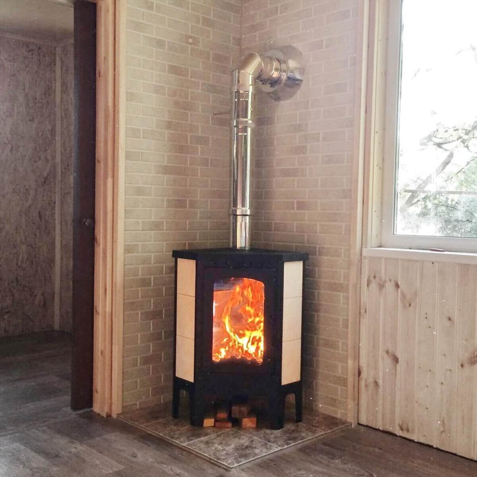 Печь камин Бавария угловая Экокамин