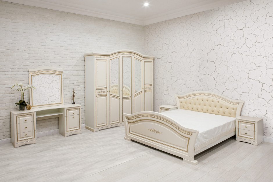 Спальня Венеция слоновая кость