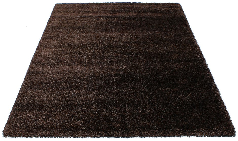 Ковер коричневый однотонный