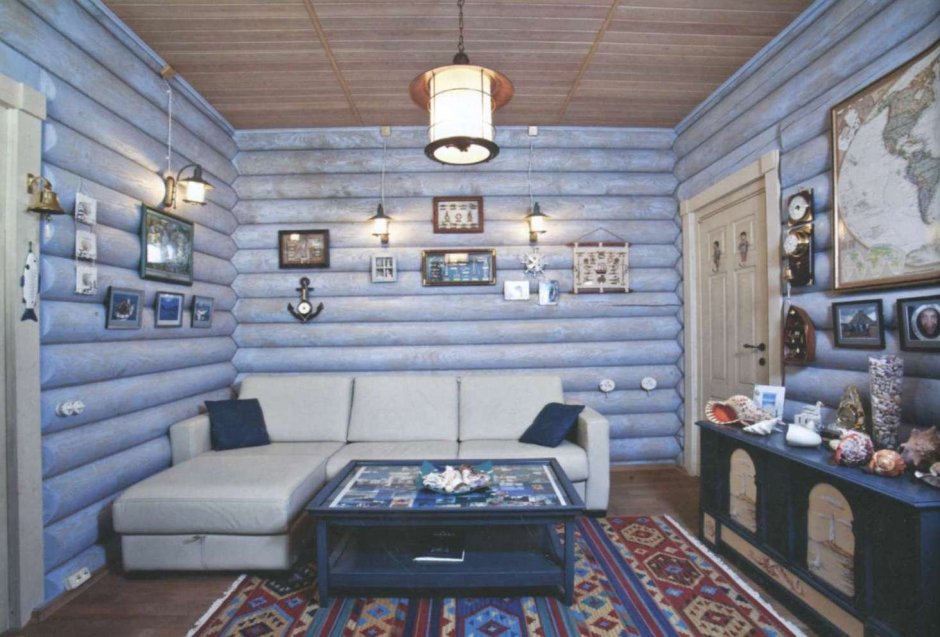 Отделка комнаты блок хаусом