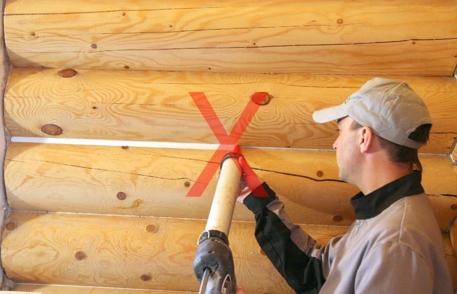 Шлифовка сруба