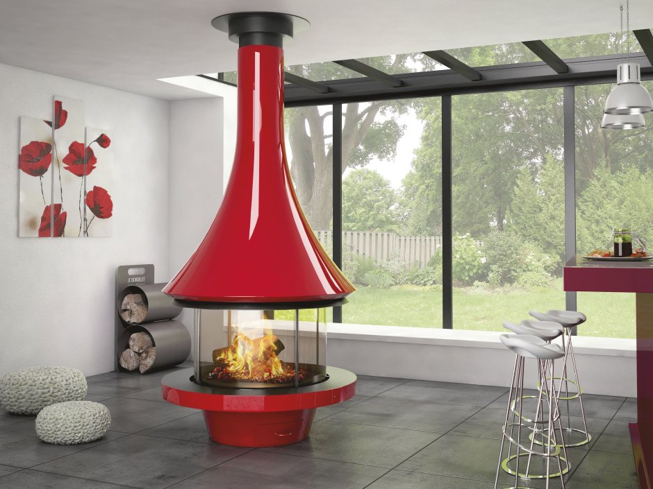 Камин Bordelet Eva 992 Центральный открытый