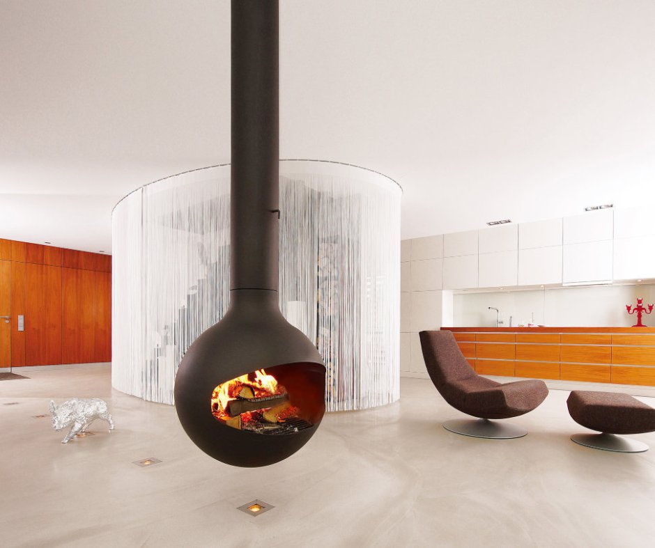 Камин Bathyscafocus Focus подвесной