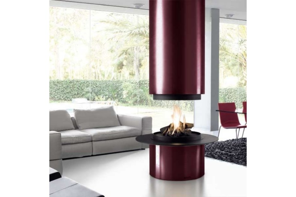 Дровяной камин Traforart Diamante (Диамант) без стекла черный