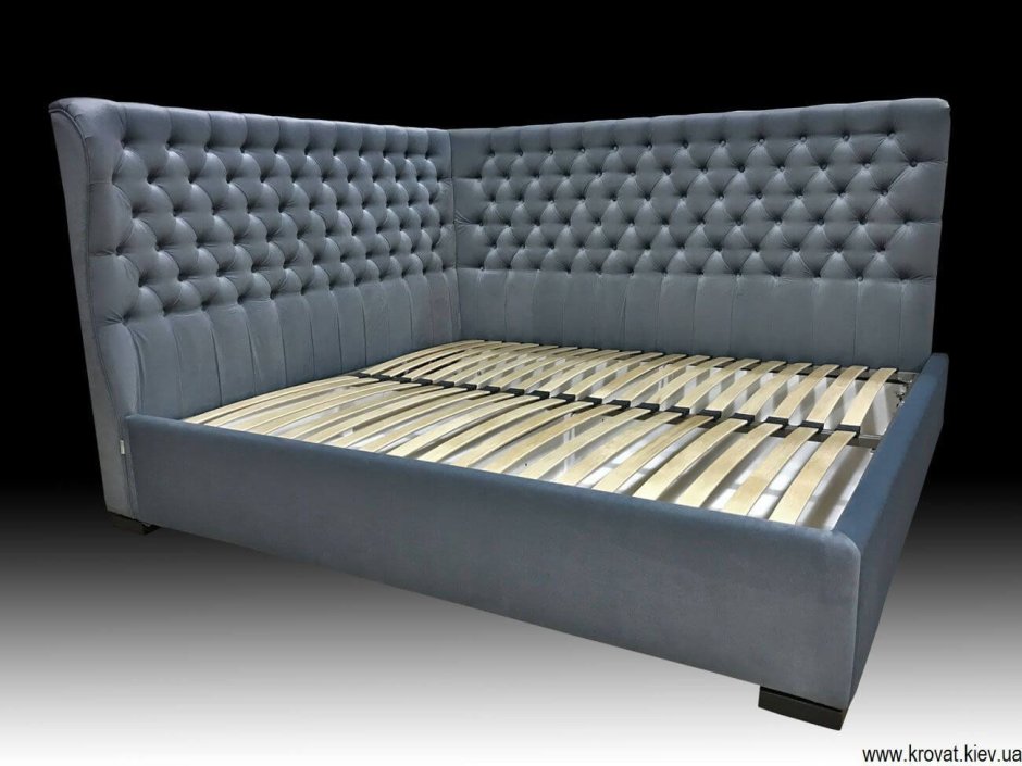 Угловая кровать двуспальная