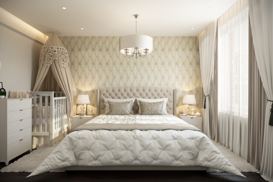 Спальня в американской классике