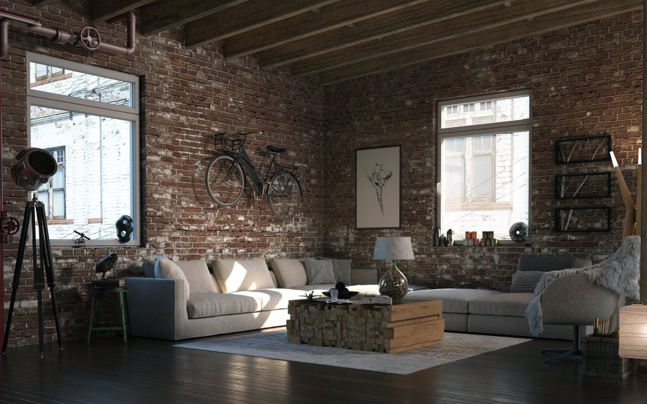 Рендер лофт