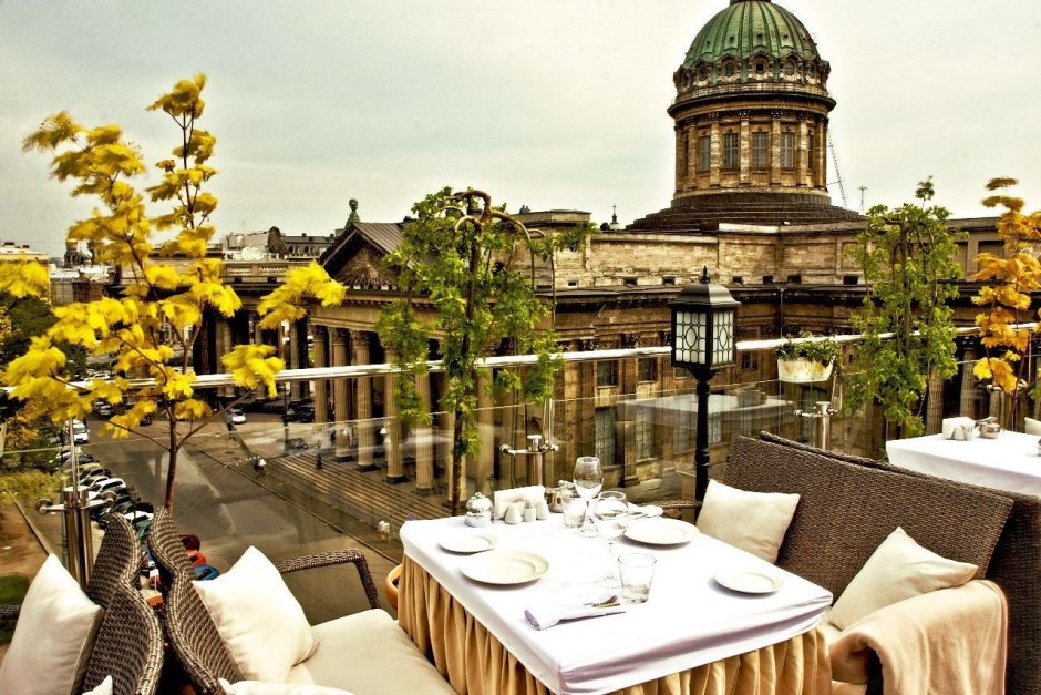Гинза терраса ресторан Санкт-Петербург