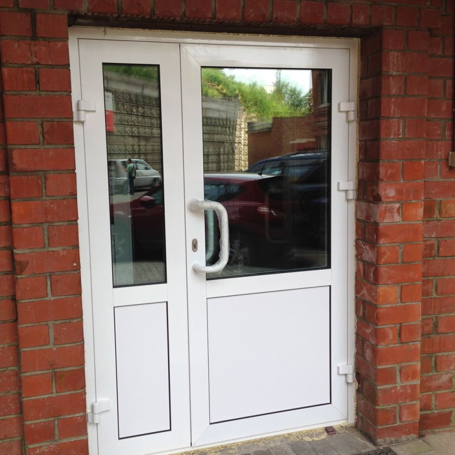 Пластиковые двери входные