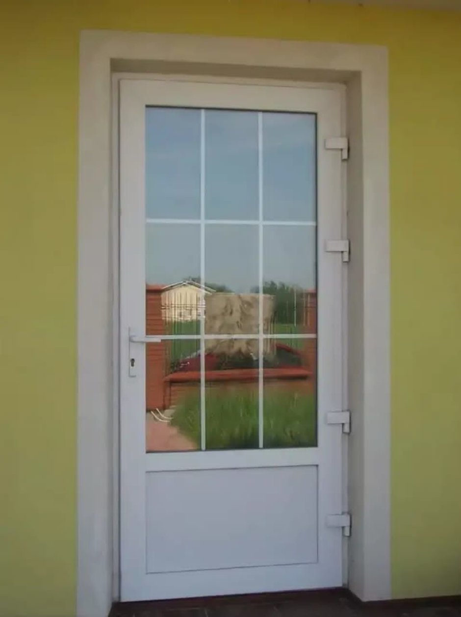 Дверь входная металлопластиковая Ecolight