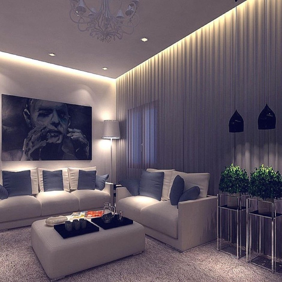 Освещение в гостиной