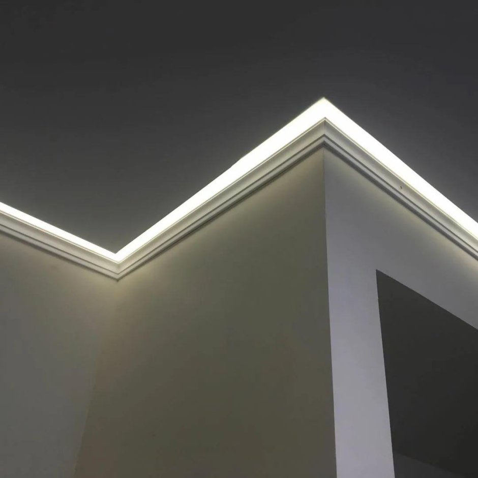 Контурная подсветка потолка