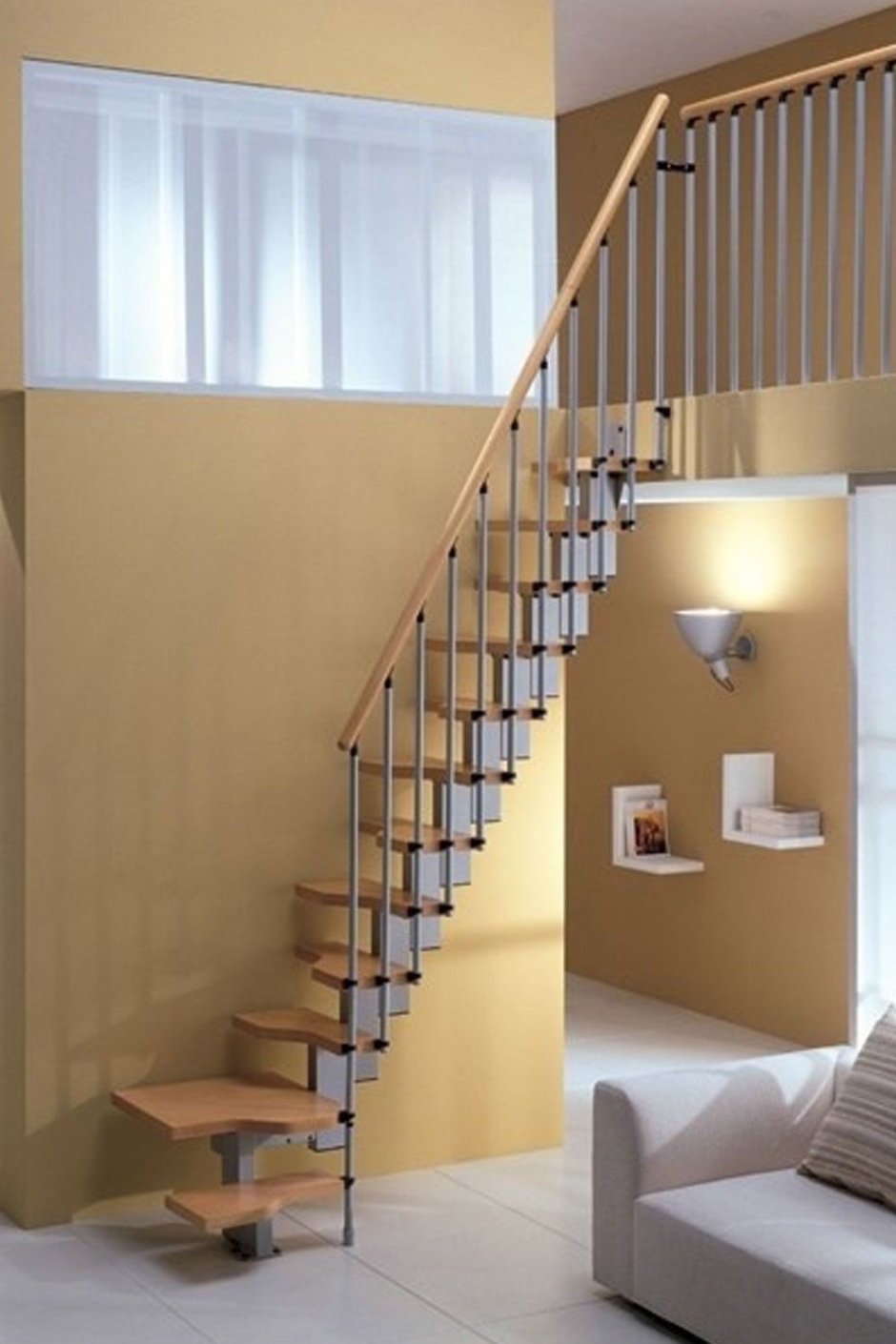 Компактные лестницы на второй