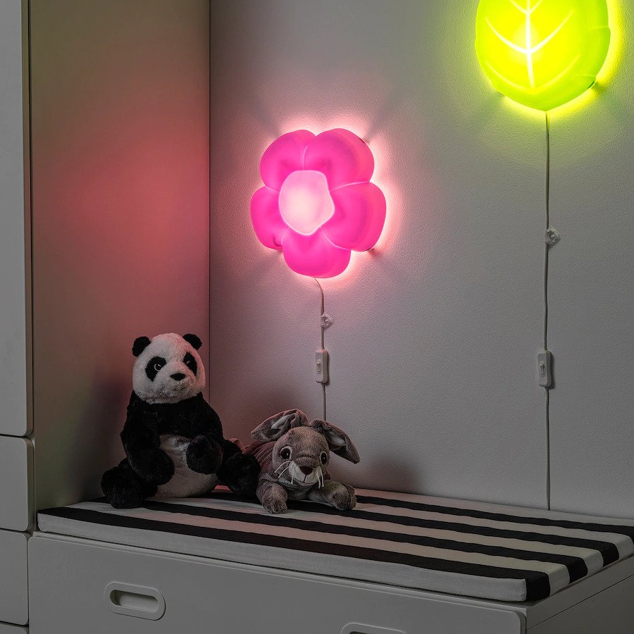 Upplyst упплист бра, светодиодный, цветок сиреневый