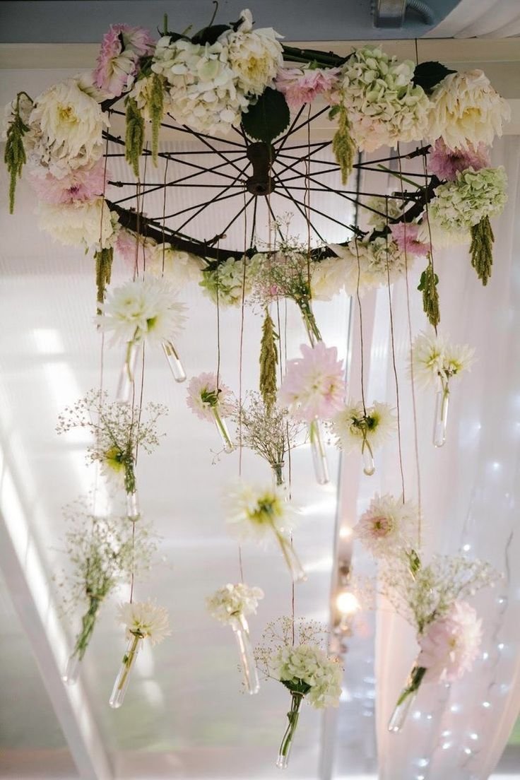 Подвесные композиции из цветов