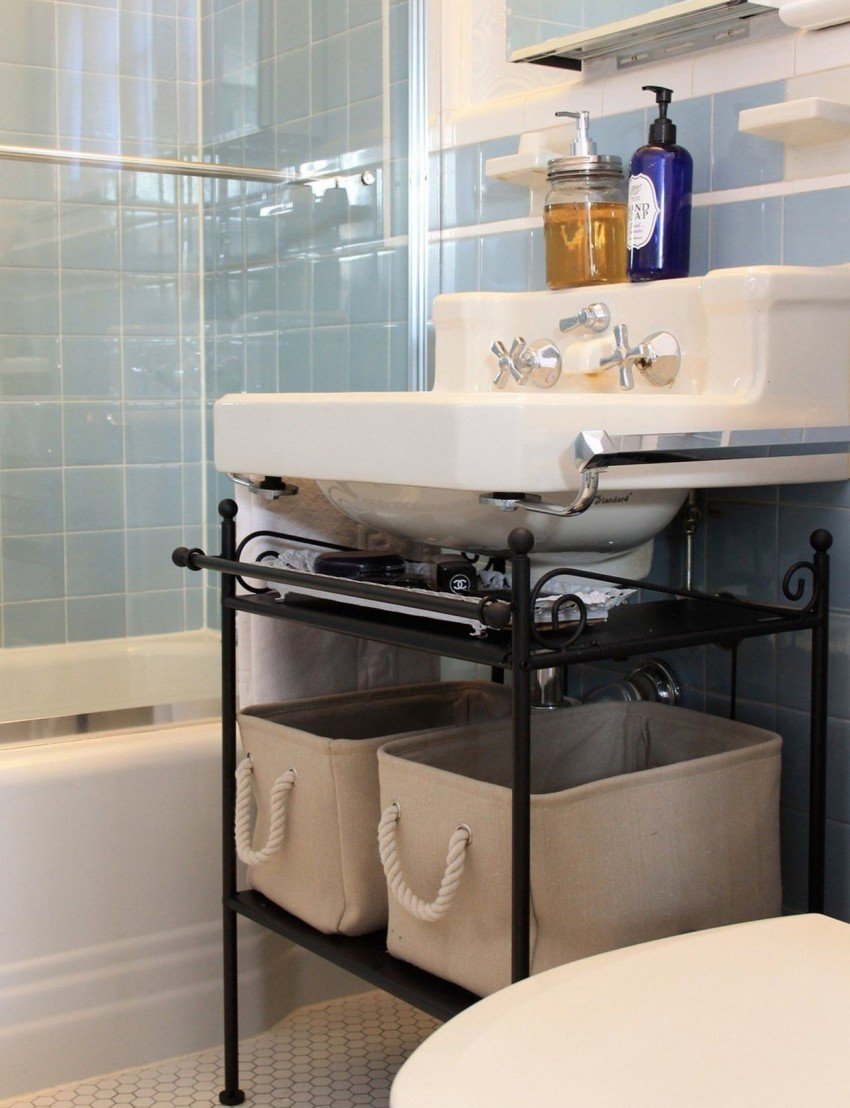 Полка под раковину икеа