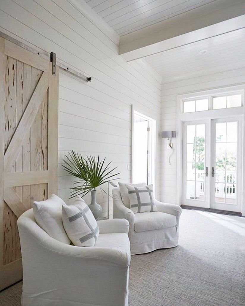 Светлая вагонка в интерьере