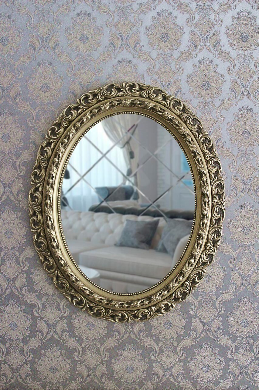 Зеркало ардеко овальное