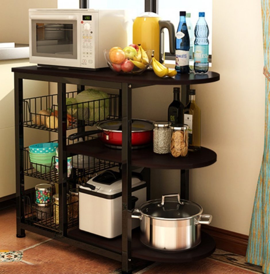 Мини стеллаж для кухни