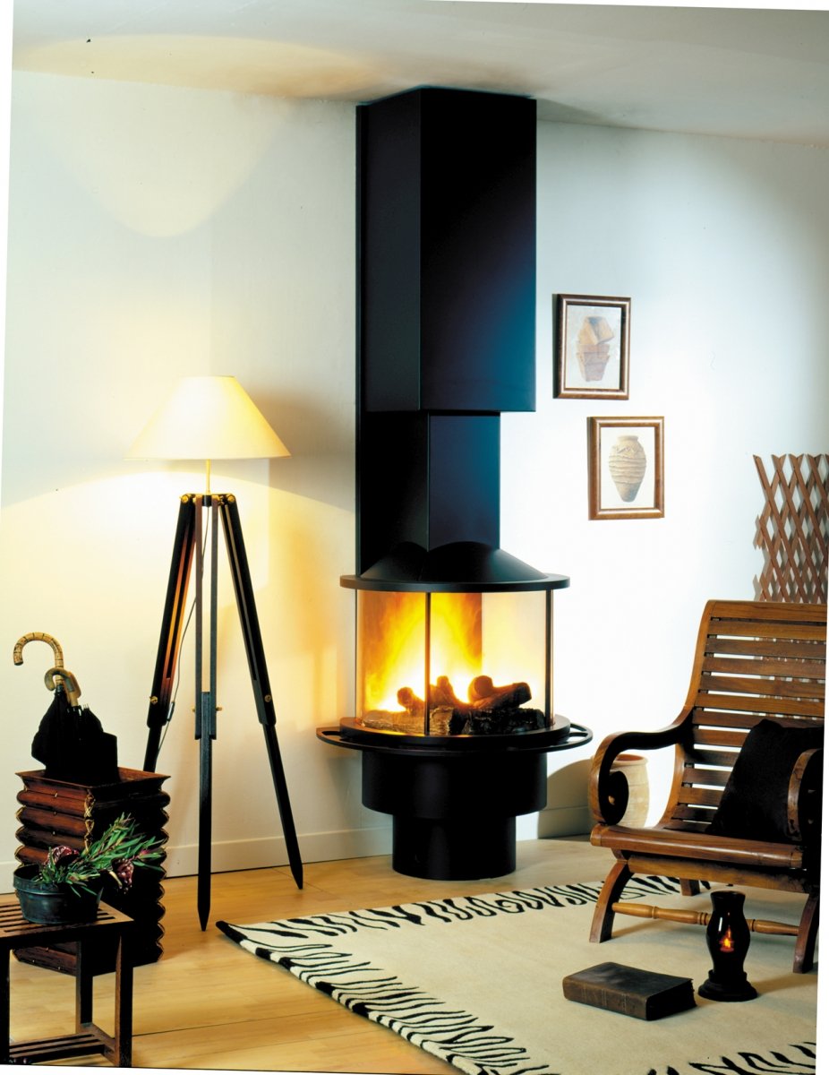 Дровяная печь-камин cheminees Philippe Quinten 2