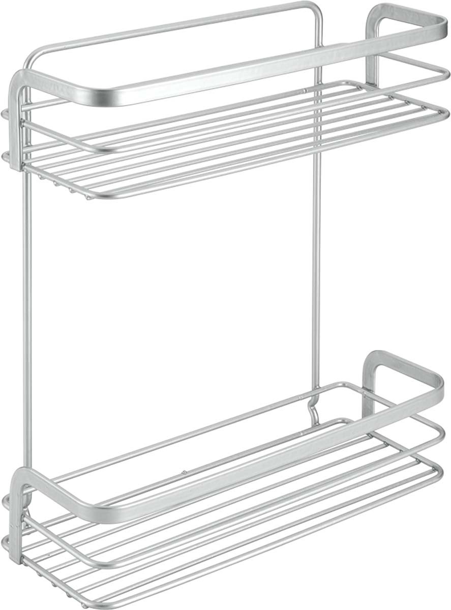 Полка в ванную металлическая прямая