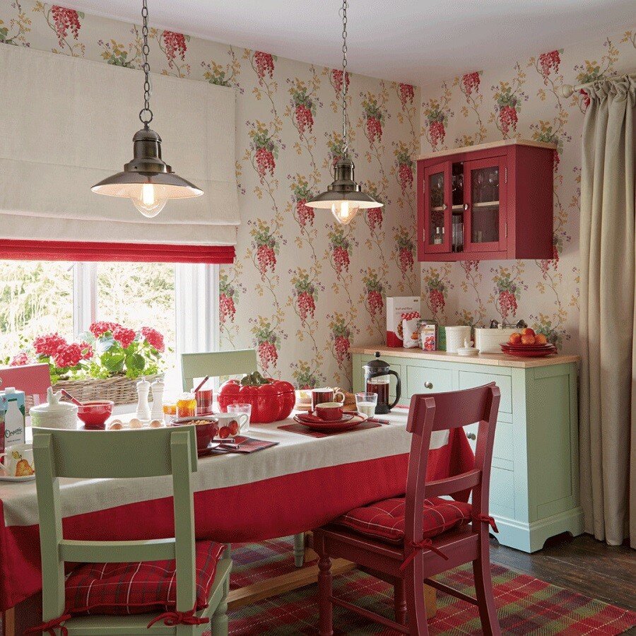 Стиль интерьера Лаура Эшли