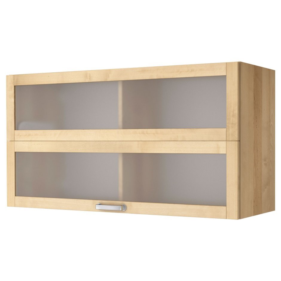 Шкаф навесной со стеклом